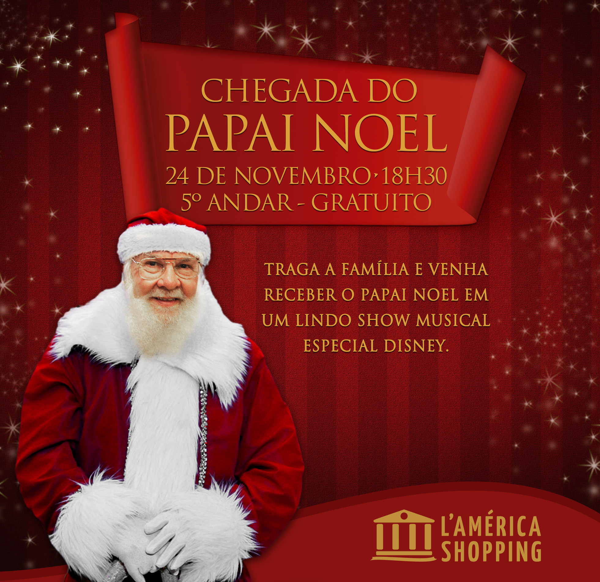 chegada papai noel